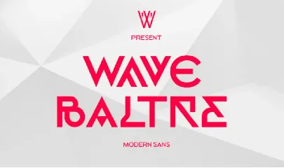 Wave Baltre font