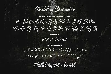 Rastelay Wild Brush Font