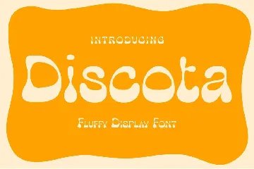 Discota - Fluffy Display Font