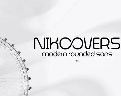 Nikoovers - Rounded Font
