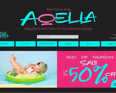 LISA ANGEL - Comic font