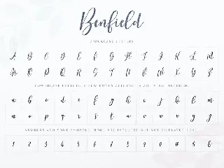 Benfield - Script Font