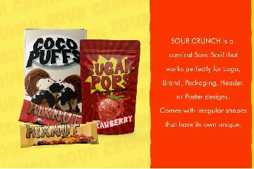 Sour Crunch - Comical Font