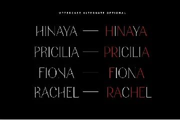 Hinaya Serif Font