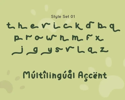 Calli Cat - Layered Display Font