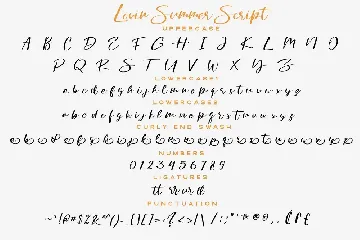 Loving Summer | Font Duo