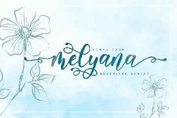 Melyana Script font