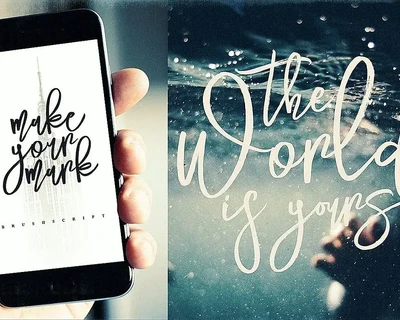 Mustang Brush Font