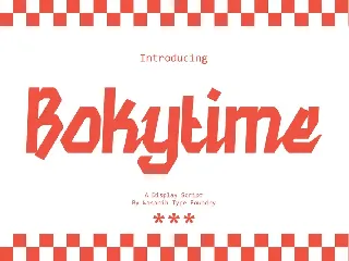 WTF Bokytime font