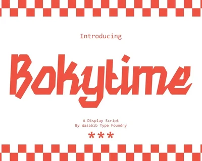 WTF Bokytime font