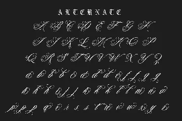 Kingside | Tattoo Style font