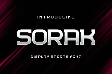 Sorak font