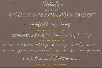 Betterline font