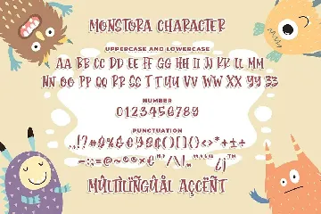 Monstora Cute & Playful Font