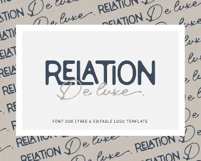 Relation De Luxe - Font Duo