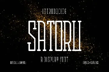 Satoru font