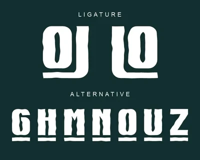 Blongrimond Brushes font