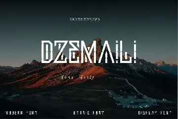 Dzemaili font