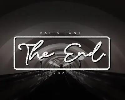 Kalia Handwritten Signature Font