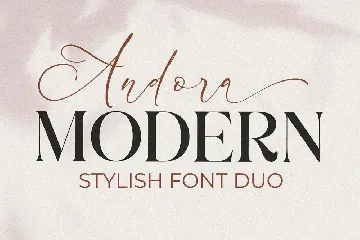 Andora Modern Font Duo