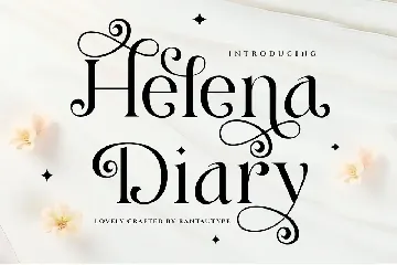 Helena Diary Beautiful Serif Font