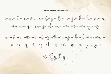 Shanley - Romantic Calligraphy Font