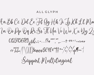 Beside Script - Lovely Script Font