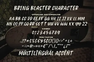 Bring Blaster - All Caps Brush Font