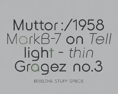 Bizeltha font