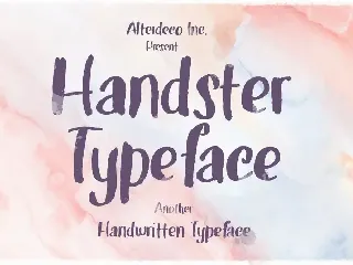 Handster Typeface font