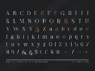 Modern - Colaste font