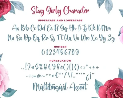 Stay Girly a Beauty Script Font
