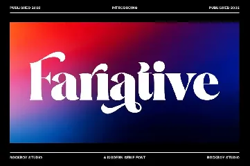 Fariative - Logo Font