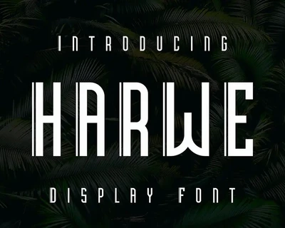 Harwe font