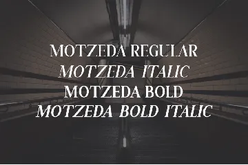 Motzeda font