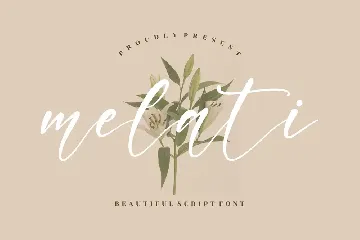 Melati Beautiful Script Font