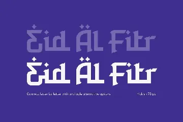 Arabic Font - Hidash