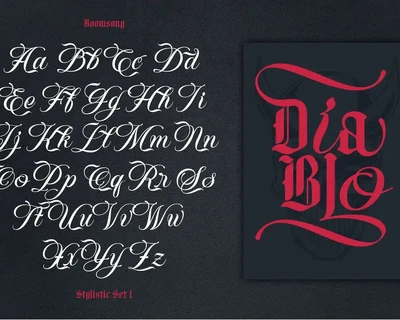 Boomsong Typeface font