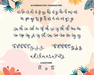 Anderosa - a Bouncy Script Font