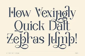 Wondernesia Nostalgic & Modern Serif font