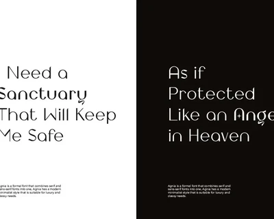 Agnia Typeface font