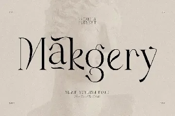 Makgery Serif Stylish Font