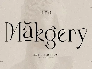 Makgery Serif Stylish Font