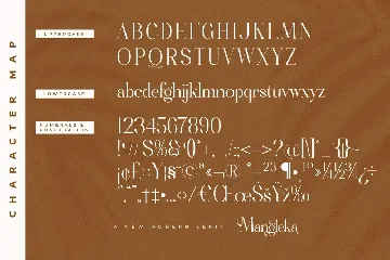 Mangleka A Modern Serif Font