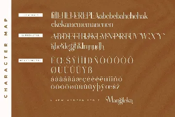 Mangleka A Modern Serif Font