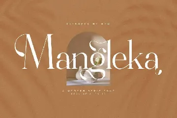 Mangleka A Modern Serif Font