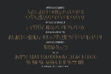 Supremely Luxurious font