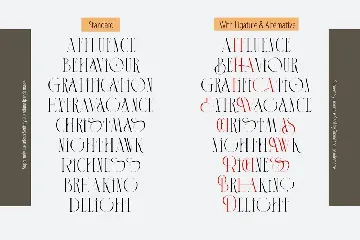 Supremely Luxurious font