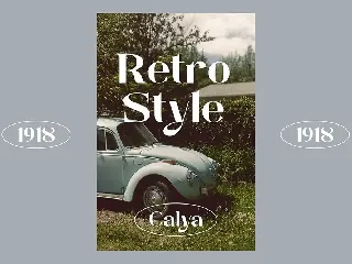 Calya | Modern Luxury font