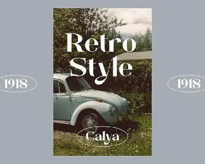 Calya | Modern Luxury font